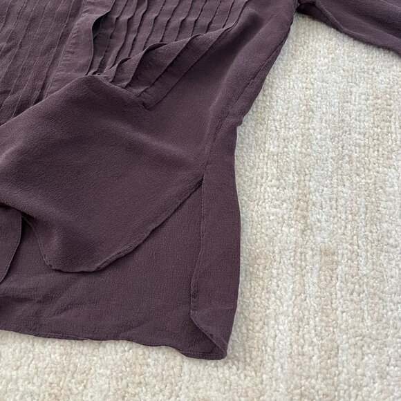 Vintage 1980s MaxMara Pura Seta Silk Blouse Top 2 - Picture 8 of 10